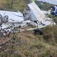 A plane that crashed at Nairobi National Park after colliding with another plane mid-air on March 5, 2024