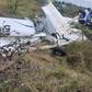 A plane that crashed at Nairobi National Park after colliding with another plane mid-air on March 5, 2024