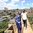 Nairobi Governor Johnson Sakaja when he visited the infamous Njiru “footbridge” on Friday, June 2.