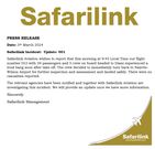 Statement from Safarilink regarding an incident on March 5, 2024