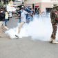 A photo of previous protests in Nairobi