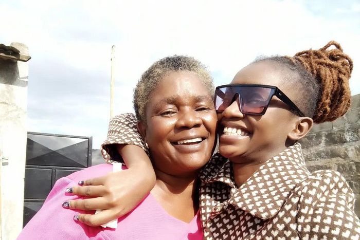 Comedian Natalie Githinji’s mother survives nasty road accident