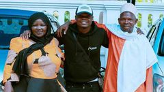 Harmonize and his parents