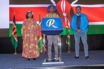 Martha Karua,Raila Odinga and Kalonzo Musyoka