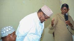 Incoming Garissa Township MP-elect Dekwo Barrow with Defence CS Aden Duale