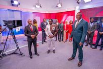 CS Eliud Owalo and Bungoma Governor Ken Lusaka in TV47 studios