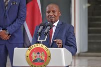 Interior CS Kithure Kindiki speaking at Harambee House Annex in Nairobi