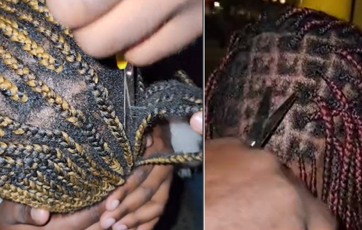 Mixed reactions as taxi driver shaves off clients' hair over unpaid fare
