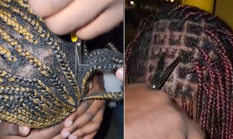 Mixed reactions as taxi driver shaves off clients' hair over unpaid fare