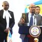 Ken Ambani takes oath of office as County Executive Committee Member in charge of Public Service Administration Youth Gender Sports and Social Services.