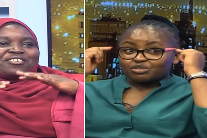 NTV journalists Leila Mohamed and Mary Wambui