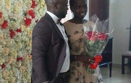 Linet Toto and fiancé Godfrey Kimutai [Photo: Twitter]