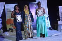 Raquel Muigai poses for a photo with her award during the 2022 African Climate Change and Environmental Reporting (ACCER) Awards in Kigali Rwanda on June 24, 2022.