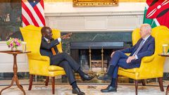 President William Ruto was received by President Joe Biden at the White House on May 22, 2024