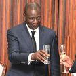 President William Ruto and President Filipe Jacinto Nyusi at Ponta Vermelha Palace, Maputo, Mozambique.
