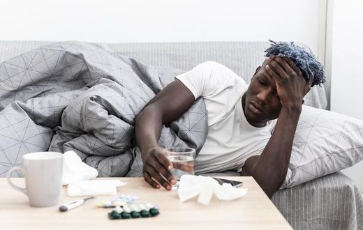 A man with medical problems