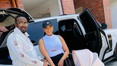 Jimal RohoSafi and his girlfriend Michelle Wangari