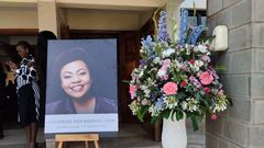 Catherine Kasavuli memorial service was conducted at Friends Church in Nairobi