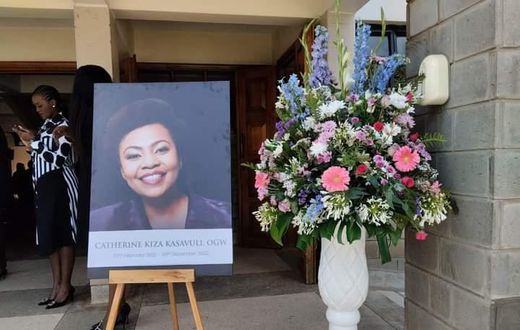 Catherine Kasavuli memorial service was conducted at Friends Church in Nairobi