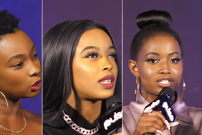 Kalondu Musyimi, Azeezah Hashim and Claudia Naisabwa speaking on Pulse Let's Talk