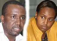 Agriculture CS Mithika Linturi and Marianne Kitany