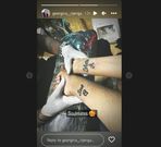 Georgina Njenga flaunts tattoo