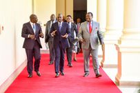 President William Ruto with his Cabinet at State House on October 3, 2023