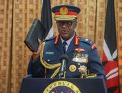 General Francis Ogolla during his swearing ceremony at State House, Nairobi on April 29, 2023