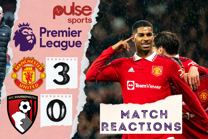 Social Media Reactions as Manchester United crush Bournemouth at Old Trafford