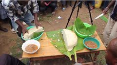 Ugali eating competition