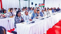 Cabinet Secretaries at the Executive retreat in Nanyuki