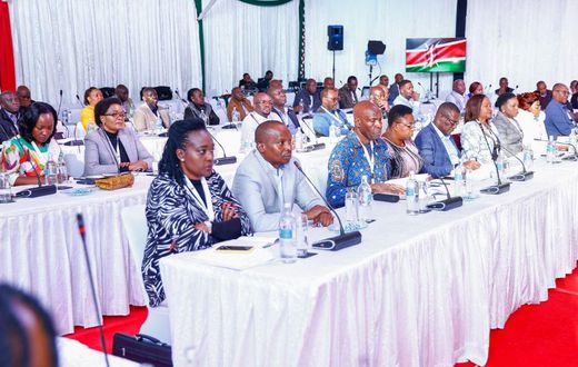 Cabinet Secretaries at the Executive retreat in Nanyuki