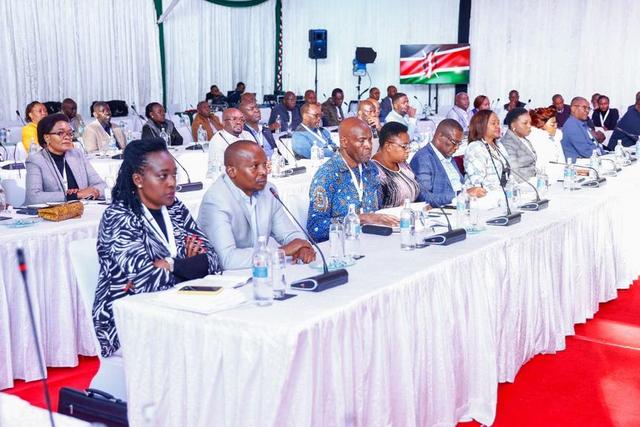 Cabinet Secretaries at the Executive retreat in Nanyuki
