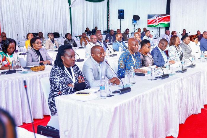 Cabinet Secretaries at the Executive retreat in Nanyuki