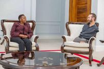 First Lady Mama Rachel Ruto hosting famous pastor Nick Vujicic at State House on Friday, February 2, 2024