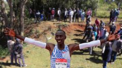 The late Marathoner Kelvin Kiptum