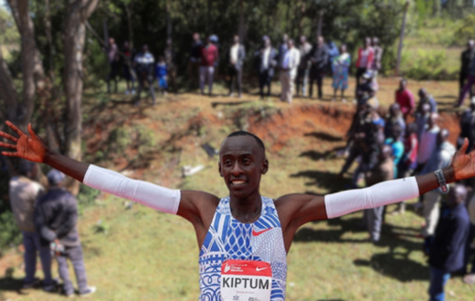 The late Marathoner Kelvin Kiptum