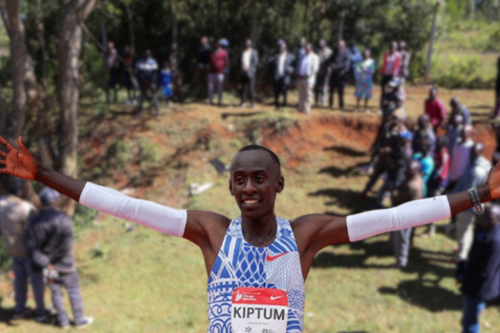 The late Marathoner Kelvin Kiptum