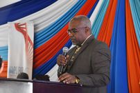 Pwani University vice Chancellor Professor Mohamed Rajab giving out his speech during a past event