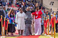 First Lady Mama Rachel Ruto at Nyayo National Stadium for Benny Hinn's crusade