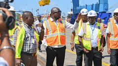 CS Murkomen at the Mombasa Port