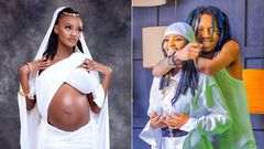 Exray Taniua & girlfriend Wangui