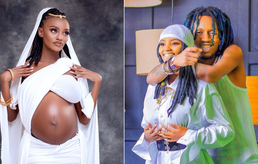 Exray Taniua & girlfriend Wangui