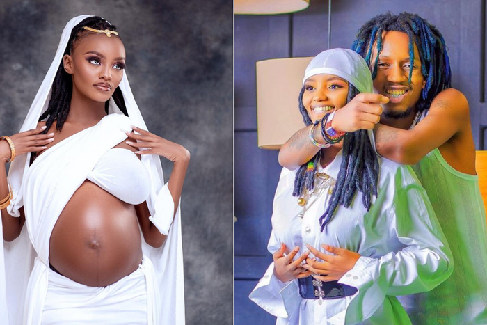 Exray Taniua & girlfriend Wangui