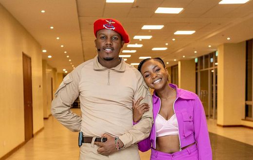Abel Mutua with his wife Judy Nyawira (Instagram)