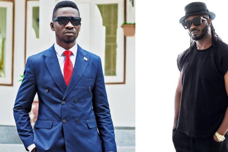 Bobi Wine and Bebe Cool