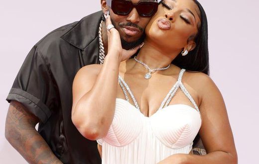 Pardi and Meghan thee Stallion confirmed they were dating back in February 2021, then called things off in September 2023 [Pinterest]