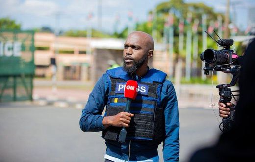 CNN journalist Larry Madowo covering past protests