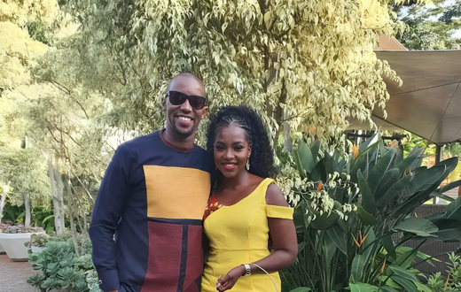 Waihiga Mwaura and his wife Joyce Omondi