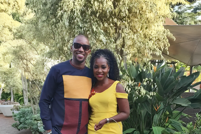 Waihiga Mwaura and his wife Joyce Omondi
